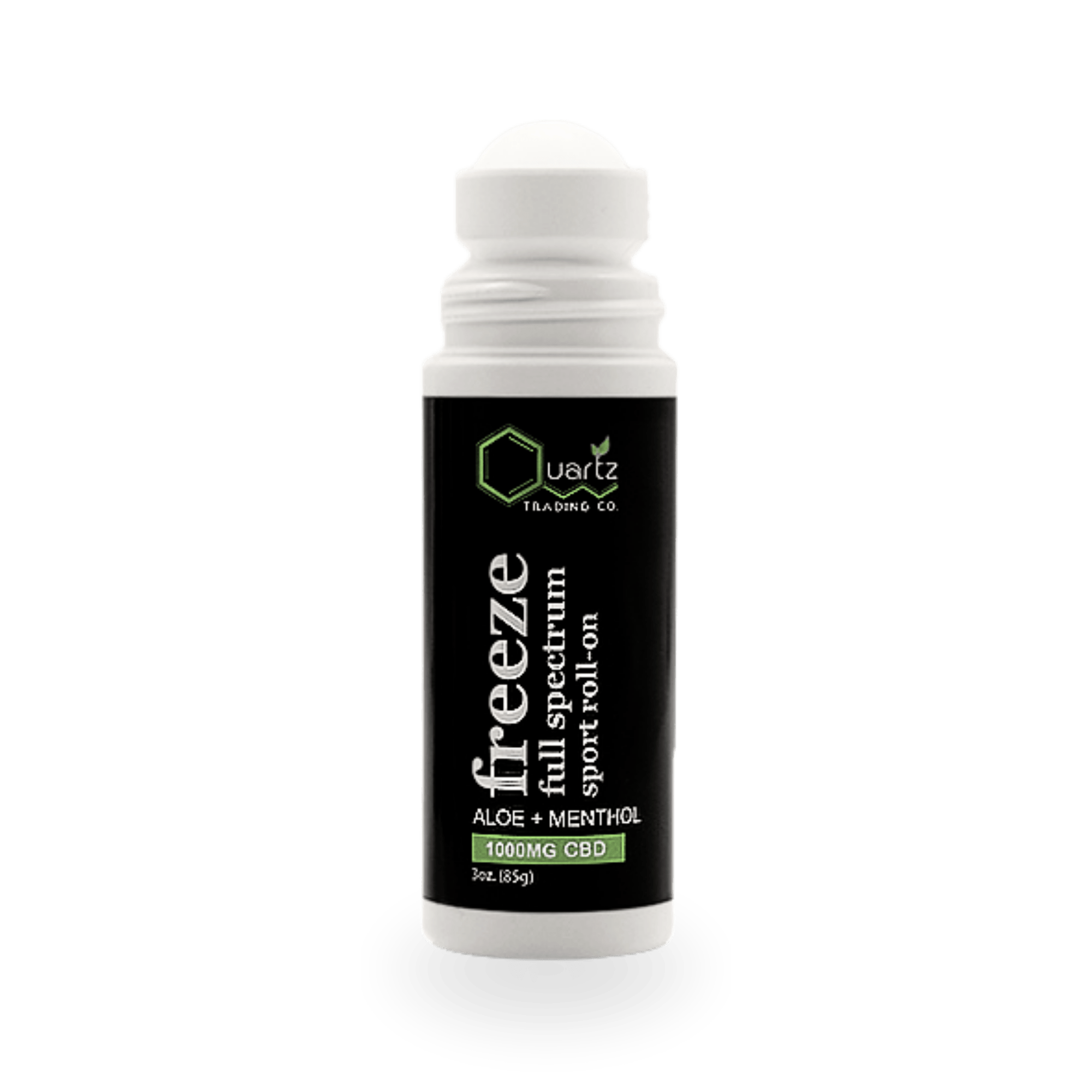 1000mg full spectrum CBD roll-on for pain relief and sore muscles by Quartz CBD & Wellness